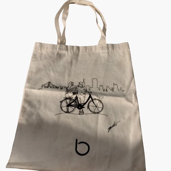 Blix Other - Blix Electric Bikes Canvas Tote Bag Cycle of Sweden Bicycle Art Cityscape